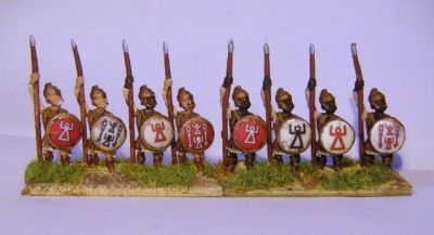 Carthaginian Spearmen 
with LBMS shield transfers. 
Keywords: lcarthage