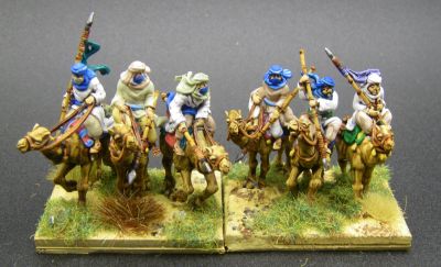 Red Copper Camels
Comparing some printed at 90% of the recommended "15mm" nominal scale, and some at "proper" 15mm nominal scale 
