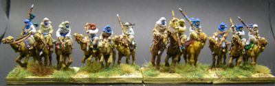 Red Copper Camels
Comparing some printed at 90% of the recommended "15mm" nominal scale, and some at "proper" 15mm nominal scale 
