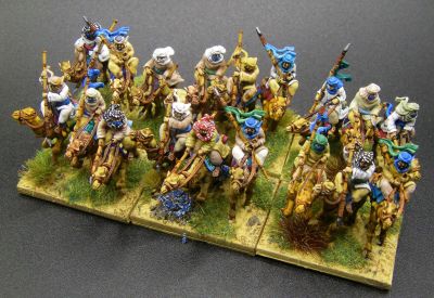 Red Copper 3D printed camels
