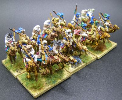 Red Copper 3D printed camels
