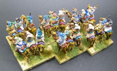 Red Copper 3D printed camels
