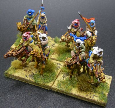 Red Copper 3D printed camels
