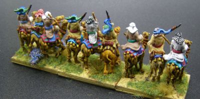 Red Copper 3D printed camels
