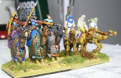 Red Copper 3D printed camels
Here with FiB Cataphract Camels
