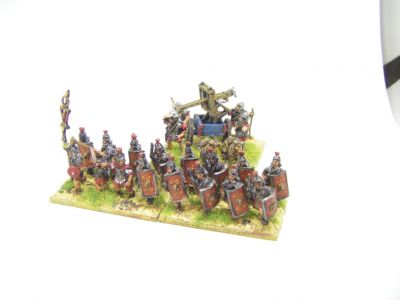 Roman Legion and bolt shooter
Old Glory Legion, Legio Heroica Bolt Shooter, Donnington crew
Keywords: EIR