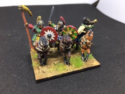 Justinian Byzantine Boukellarioi
Forged in Battle Justinians painted by Dave Saunders
Keywords: EBYZANTINE; LIR