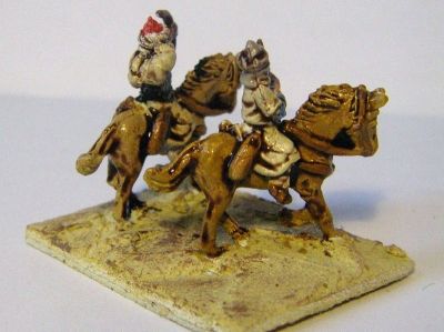 Arab Light Horse (inked)
2-part figures (legs attached to the horse + separate upper torso) from [url=http://www.camelotgames.it/index.htm]Cameolt Games[/url] 
Keywords: arabcav khurasan fatimid ayyubid mamluk seljuk umayyad ghaznavid