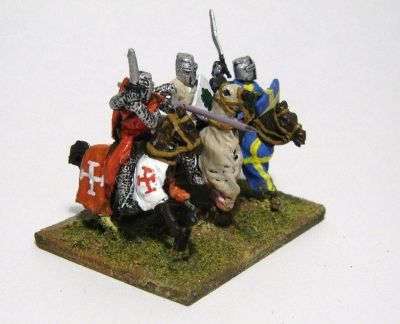 1200-1400 period Knights 
From the [url=http://www.vexillia.ltd.uk/mirliton/shop15_commune.html] Mirliton Italian Commune Wars[/url] range, but suitable for many other nations
Keywords: barded CommunalItalian commune