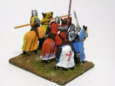 1200-1400 period Knights 
From the [url=http://www.vexillia.ltd.uk/mirliton/shop15_commune.html] Mirliton Italian Commune Wars[/url] range, but suitable for many other nations
Keywords: barded commune