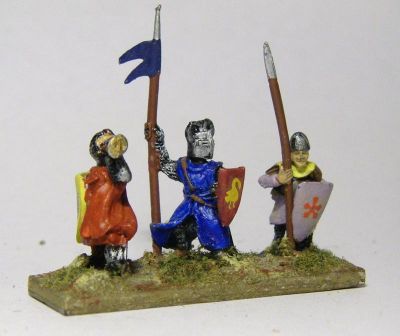 Men at Arms / Swordsmen / Dismounted Knights
Men at Arms from various manufacturers. Trumpeter Black Hat, others Museum
Keywords: medfoot menatarms