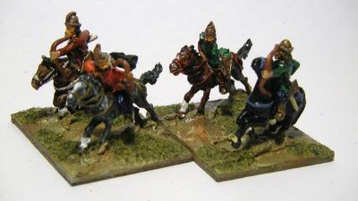 Eastern European Horse Archers
Eastern / Teutonic (well, in DBM anyway) Horse Archers from [url=http://www.vexillia.ltd.uk/]Vexilia's Mirliton Range[/url]. 
Keywords: teuton lhungarian lserb lpolish lithuanian tatar moldavian