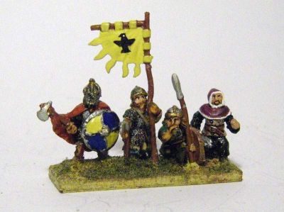 Viking Infantry
The big guy on the left if from Iregular Miniatures. The monk is from Essex, and is commonly used as The Russ Abbott
Keywords: viking Rus