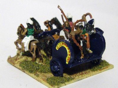 Classical Indian Chariot
from [url=http://www.museumminiatures.co.uk/pages/index.htm] Museum Miniatures [/url]. This range is not oversized compared to Essex, but looks a little skinny
Keywords: indian