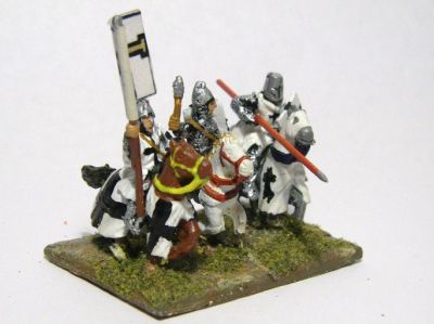 Teutonic Brother Knights 
Knights from [url=http://www.vexillia.ltd.uk/mirliton/index.html]the Vexilia-stocked Mirliton range [/url] and [url=http://www.atoufigs.com] Alain Toullers XI Century range Link through to the site where downloaded the flags at [url=http://www.madaxeman.com/wiki2/tiki-index.php?page=Later+Teutonic+Knights]FoG Wiki[/url]
Keywords: teuton