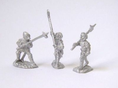 Low Countries halberdiers
New figures from Donnington, to be released at Salue 2009. 
Keywords: medfoot