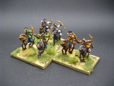 Byzantine Hyperkerastai Horse Archers 
[url=https://www.forgedinbattle.com/index.php?route=product/product&path=210&product_id=886]WE-BE05[/url] Early Byzantine (Justinian) - Hyperkerastai (Bow) from the Forged in Battle ranges
Keywords: MBYZANTINE