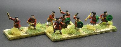 Slingers and Javelinmen
WE-BE08 Early Byzantine (Justinian) - Psiloi (Slingers (12) & Javelins (12)
Keywords: MBYZANTINE