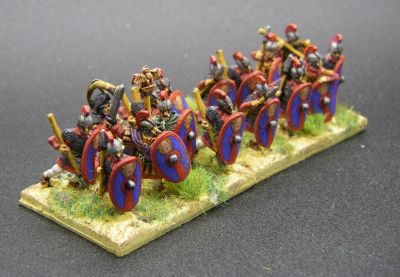 "Patrician" or Late Imperial Roman Legionaries 
With LBMS Shield transfers
