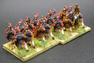 "Patrician" or Late Imperial Roman Legionaries 
With LBMS Shield transfers
