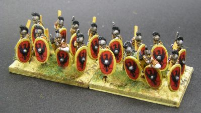 "Patrician" or Late Imperial Roman Legionaries 
With LBMS Shield transfers
