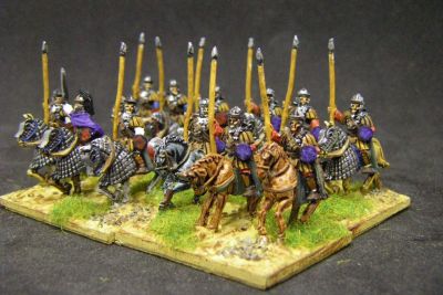 Roman Clibanarii Cavalry
Kontos, bow, shield. Random mix of 12 cavalry, including command. Figure code WE-RM09 Roman Clibanarii, 3rd century
Keywords: EIR LIR ebyzantine
