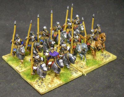 Roman Clibanarii Cavalry
Kontos, bow, shield. Random mix of 12 cavalry, including command. Figure code WE-RM09 Roman Clibanarii, 3rd century
Keywords: EIR LIR ebyzantine