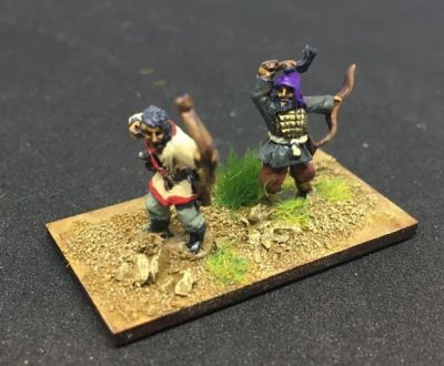 Forged in Battle Kickstarter Scythians
Painted by Dave Saunders
Keywords: Skythian, Hun