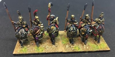 Forged in Battle Kickstarter Scythians
Painted by Dave Saunders
Keywords: Skythian, Hun