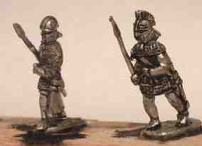 Late Roman Infantry
From [url=http://khurasanminiatures.tripod.com/ranges.html#C11] Khurasan Miniatures [/url]
Keywords: LIR EIR