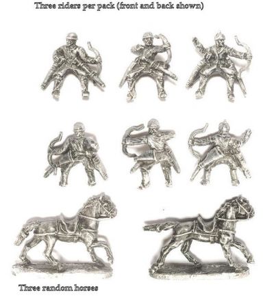 Ghilman Cavalry
Pictures from the manufacturer, [url=http://khurasanminiatures.tripod.com]Khurasan Miniatures[/url]
Keywords: KHURASANIAN GHAZNAVID DAYLAMI abbasid SELJUK