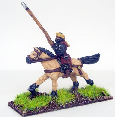 KM-1006 8th-11th Century Arab Cavalry, armoured, lance, shield (x 6)
Arabs from [url=http://khurasanminiatures.tripod.com/arab.html]Khurasan[/url], painted by Richard Lowles
Keywords: arabfoot arabcav umayyad, seljuk, ayyubid arabconquest, abbasid Turks, hindu