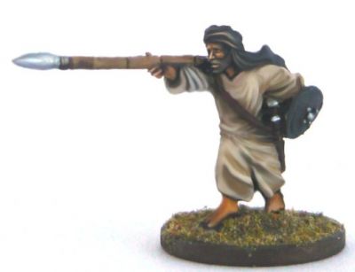 8-11th Century Arabs Infantry/Ghazis, javelin and shield (x 12)
Arabs from [url=http://khurasanminiatures.tripod.com/arab.html]Khurasan[/url], painted by Richard Lowles
Keywords: arabfoot arabcav umayyad, seljuk, ayyubid arabconquest, abbasid Turks, hindu