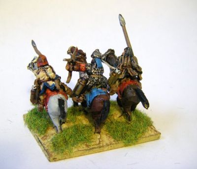 Alan & Sarmatian Cavalry
Alans & Sarmatians from [url=http://khurasanminiatures.tripod.com/sarmatian.html]Khurasan Miniatures[/url], including the odd Avar noble (anyone with a flag). Painted by me.
Keywords: alan sarmatian avar saka bosporan