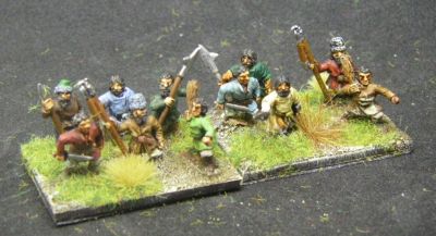 Medieval/Feudal Russian Infantry peasants
