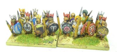 Heavy Spearmen
These are resin 3D  prints, designed for 10mm but scaled up to 15mm
