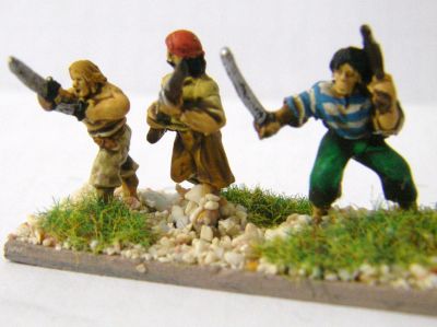 Pirate Infantry
Pirate figures. In this picture you have mostly Blue Moon with additional figure from Peter Pig on the left
Keywords:  Pirate