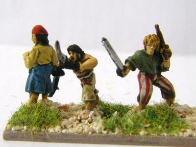 Pirate Infantry
Pirate figures. In this picture you have mostly Blue Moon with additional figure from Peter Pig in the middle
Keywords:  Pirate