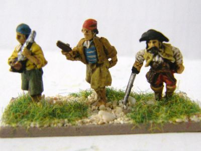 Pirate Infantry
Pirate figures. In this picture you have mostly Blue Moon with additional figure from Peter Pig, (right)
Keywords:  Pirate