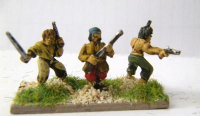 Pirate Infantry
Pirate figures. In this picture you have mostly Blue Moon 
Keywords:  Pirate