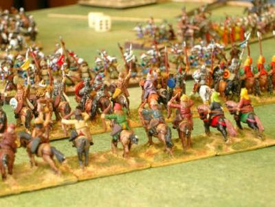 Mounted lancers supported by archers attack
Keywords: alan sarmatian SAKA nomad