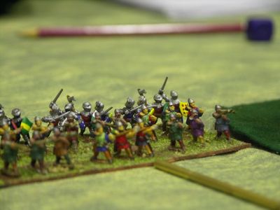 MIxed Crossbow/Men at Arms formation
