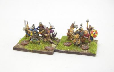 Two Dragons Viking Beserkers
Vikings from Two Dragons, with the odd Irregular Minis figures in there too - the Hewro figures are Steve Barber Barbarian Heroes
Keywords: Viking