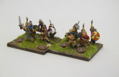 Two Dragons Viking Beserks
Vikings from Two Dragons, with the odd Irregular Minis figures in there too/ The hero figures are Steve Barber Barbarians
Keywords: Viking