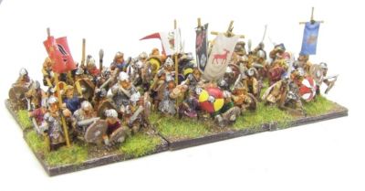 Two Dragons Vikings
Vikings from Two Dragons, with the odd Irregular Minis figures in there too
Keywords: Viking