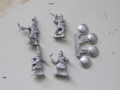 Unpainted Xyston carthaginian command
New castings from Xyston - review samples, photographed as received. Some are compared with Essex figures - they are slightly larger.
Keywords: LCART ECART carthage