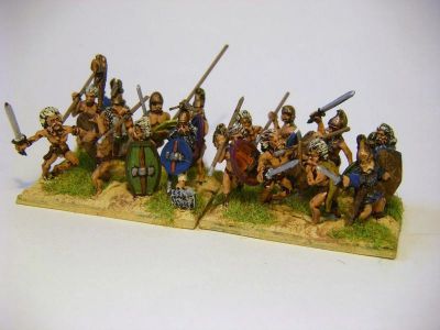 Gaeasati from Xyston & Warmodelling
Mixed Gaeasati and Gallic Nobles from Xyston, with other figures from Fantassin / Warmodelling
Keywords: ancbritish gaeasati gallic