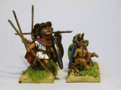 Greek Thureophoroi 
Xystons legendary huge ANC20104-Greek Thureophoroi figures next to Essex, Old Glory & Corvus Belli Gauls
Keywords: Hpeltast