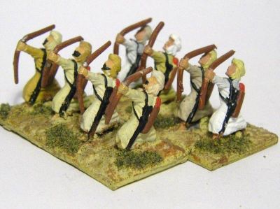 Arab Bowmen
From [url=http://www.essexminiatures.co.uk/frames15anc.html]Essex's generic Arab ranges[/url]
Keywords: arab khurasanian umayyad bedouin abbasid seljuq ayyubid fatimid
