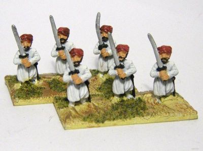 Arab Swordsmen
From [url=http://www.essexminiatures.co.uk/frames15anc.html]Essex's generic Arab ranges[/url]
Keywords: dailami arab khurasanian umayyad bedouin abbasid